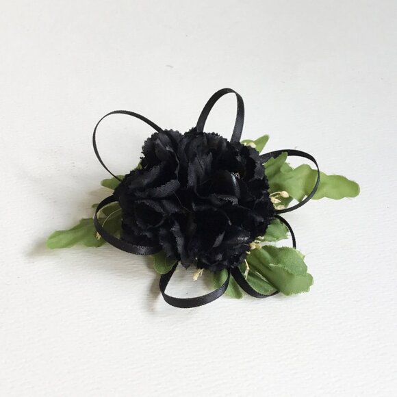 Vintage Millinery Flower Floral Handmade Hair Clips Set of 5 - Picture 4 of 11